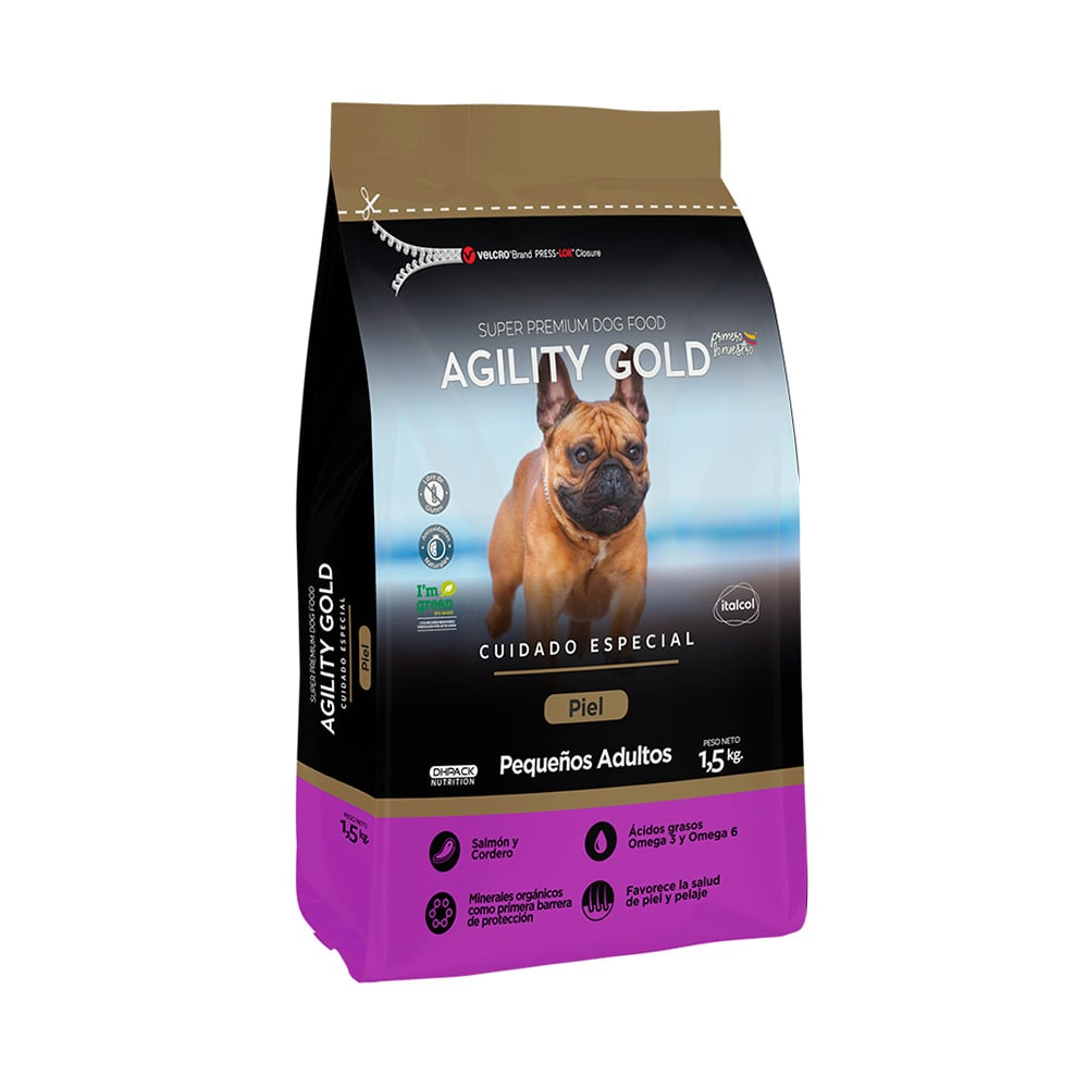 Agility Gold - Piel (Pequeños Adultos) 3 Kg