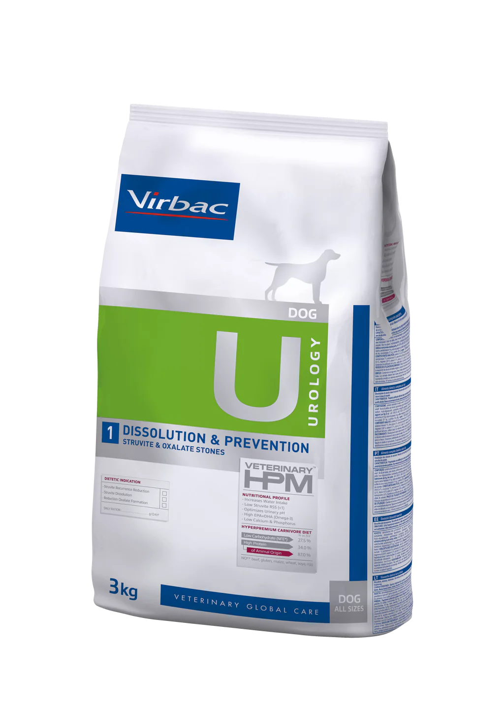 Virbac - urology DISSOLUTION Y PREVENTION 3KG